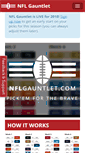 Mobile Screenshot of nflgauntlet.com